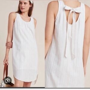 NWT! Anthropologie/Cloth and Stone neutral striped dress